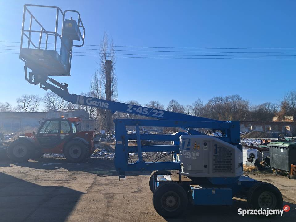 Podnośnik koszowy Genie Z4522 Tyniec nad Ślęzą