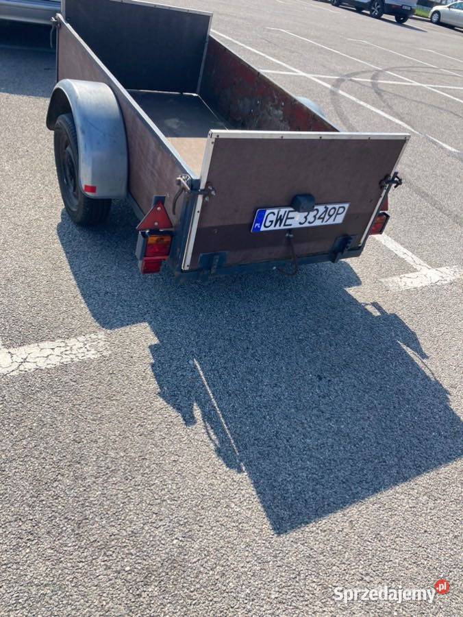 Przyczepka lekka WestfaliaWerke Burtowe i plandeki pomorskie Reda