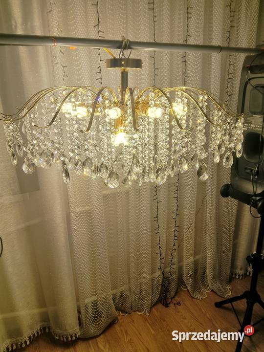 Żyrandol kryształowy lubelskie Zamość