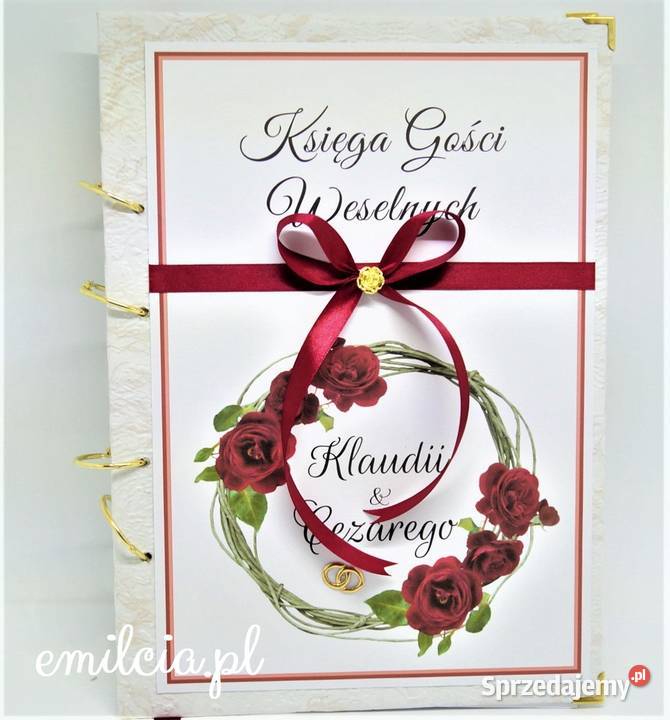 Księga Gości Weselnych Ankiety Zielona Góra sprzedam