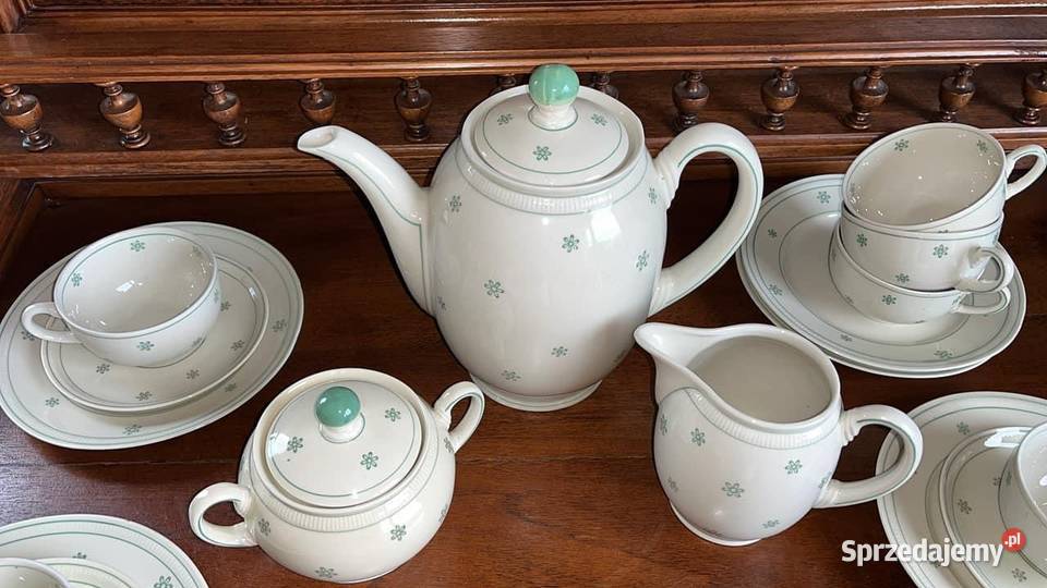 Filiżanka z talerzykiem Duża Bez sygnatury Gdańsk