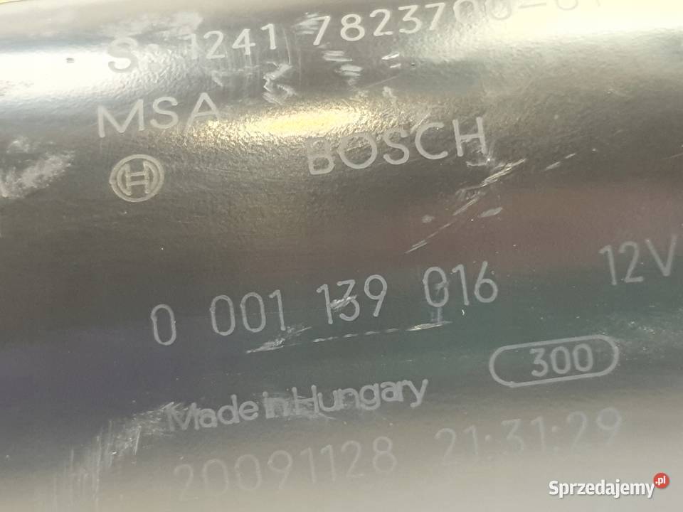 ROZRUSZNIK BMW E90 20 D N47 ROZRUSZNIK osobowe Układ elektryczny silnika