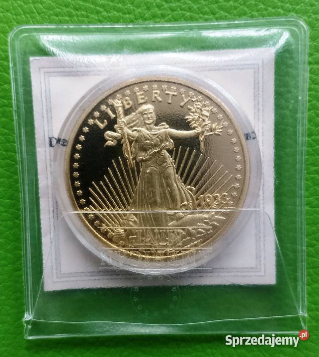 Moneta Liberty Bogini Wolności USA 1933 ZŁOTO Sosnowiec