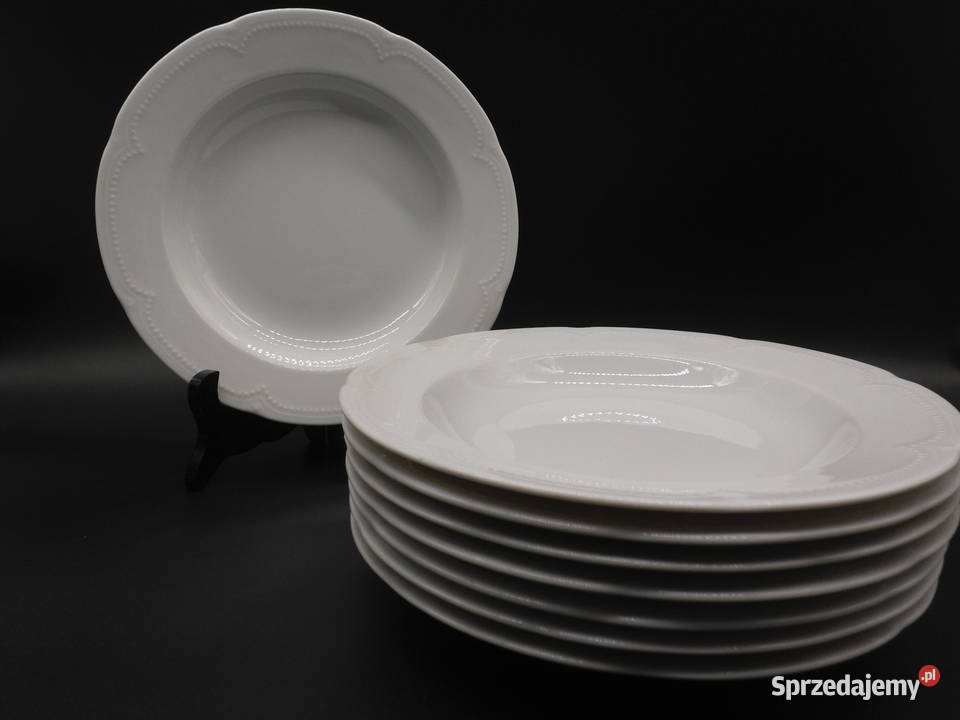 Talerze głębokie do zupy 8 Graf von Henneberg Raszków sprzedam