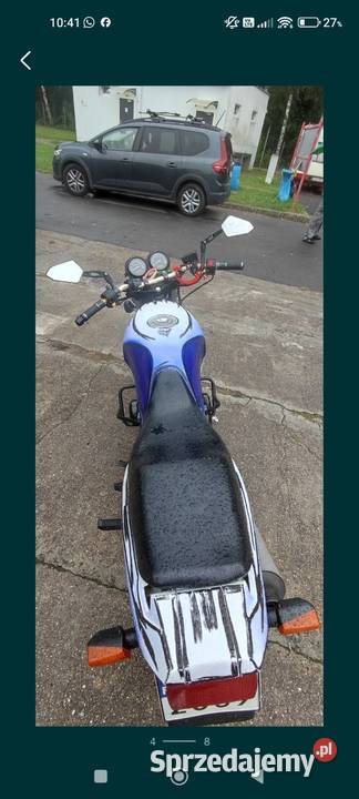 Suzuki GS z klatką pod treningi Luboń