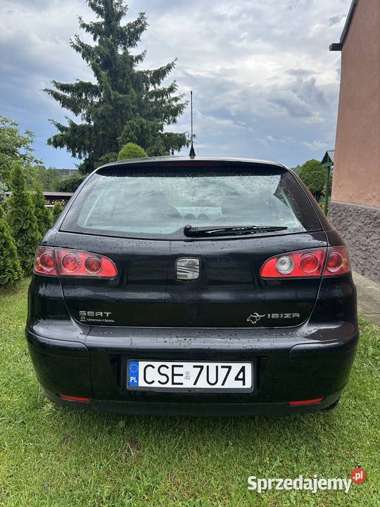 Seat Ibiza czarny Ibiza kujawsko-pomorskie Mała Cerkwica sprzedam