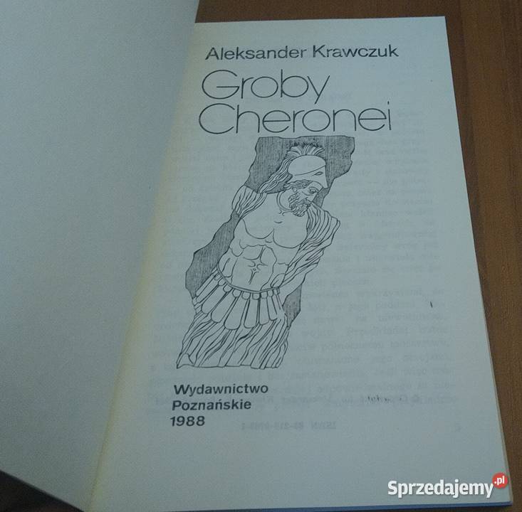 Groby Cheronei Aleksander Krawczuk Kultura i Rozrywka Gdańsk sprzedam