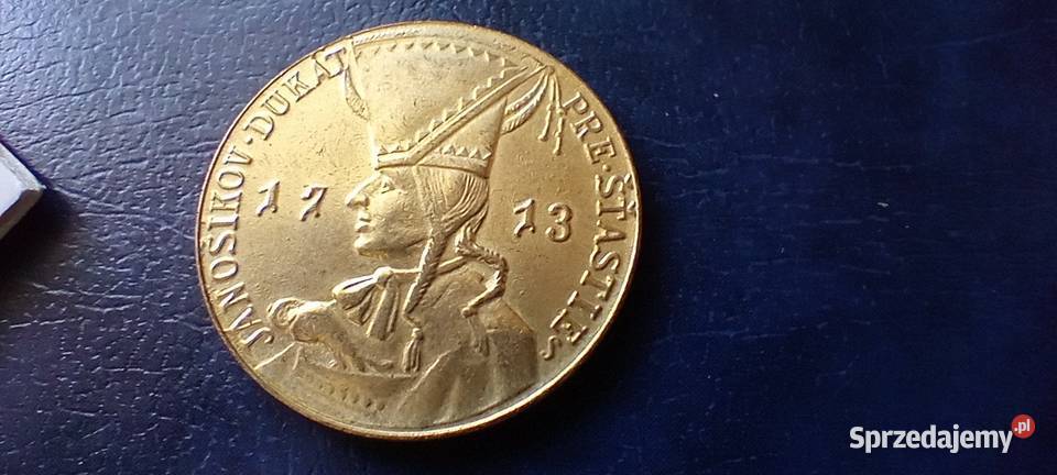 Stare monety Medal Dukat Janosik 314 Numizmatyka Lesko