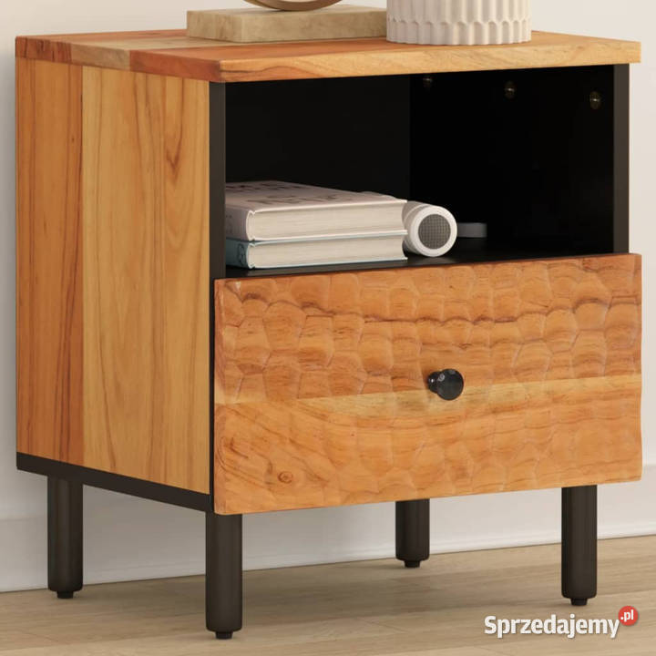 Szafka nocna 40x33x46 lite drewno akacjowe mazowieckie sprzedam