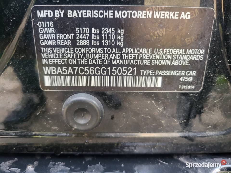 Bmw r10 528 X Drive 2016 ESP Warszawa
