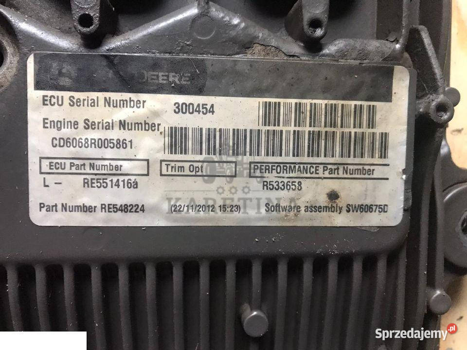Claas Arion 640 Komputer RE551416a wielkopolskie Jastrzębniki sprzedam