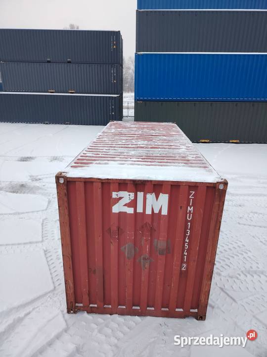 Kontener morski 6 metrowy 20 DV Pewny Kontener mazowieckie Warszawa