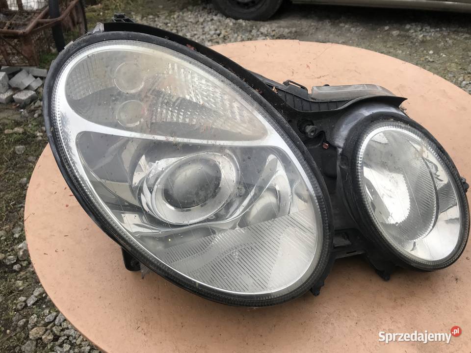 MERCEDES W211 LAMPA LEWA LEWY PRZÓD i PRAWY osobowe Mazurowice
