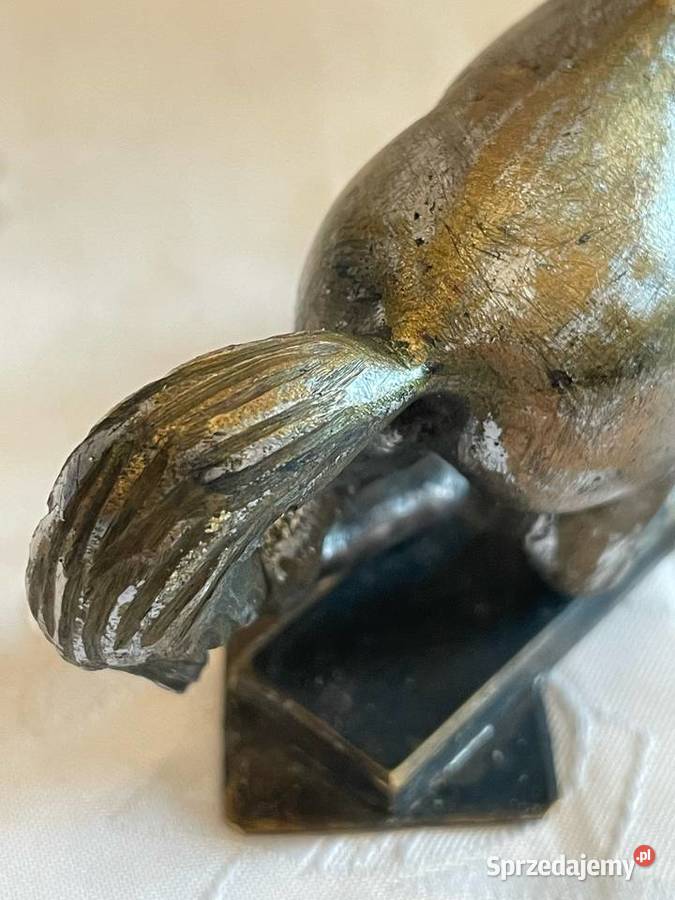 Mosiężna figurka konia Kraków