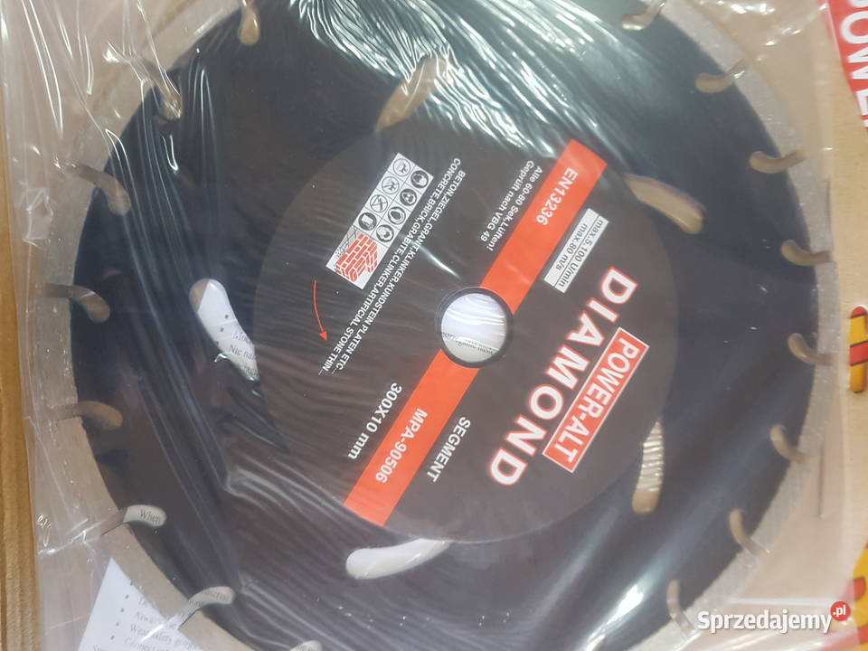 Tarcza diamentowa kostki betonu 300mm segmentowa wielkopolskie Głogowa