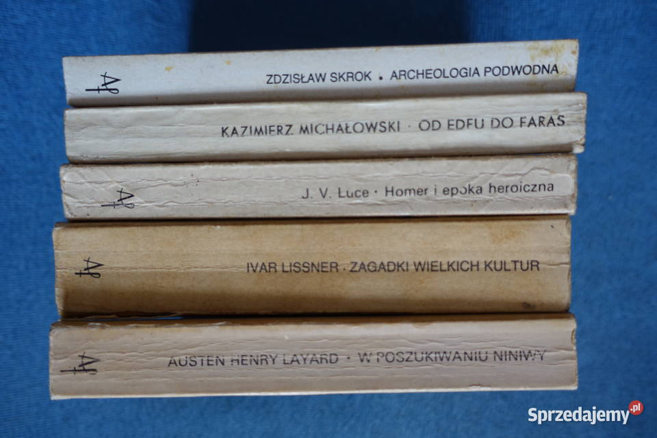 Zestaw 5 książek z serii Archeologia Wydawnictwo Kętrzyn