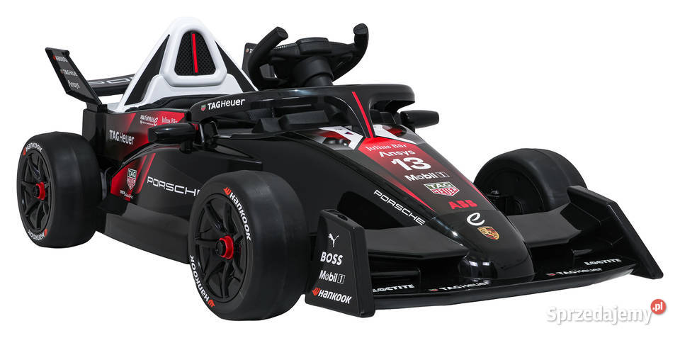 Pojazd Bolid Formuły E Porsche Czerwony Łopuszno