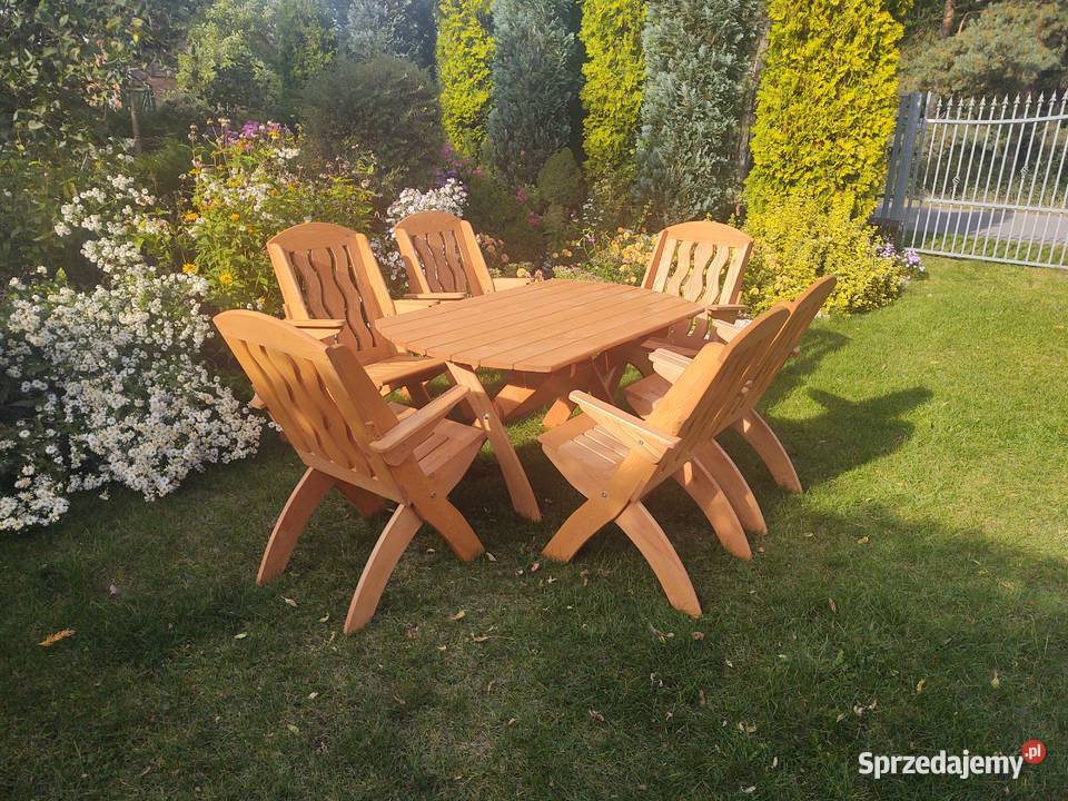 Zestaw mebli ogrodowych składanych meble na Kalety