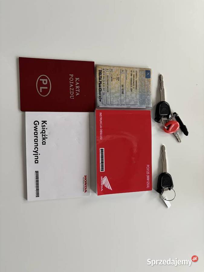 Honda Pcx krajowy bezwypadkowy nowy Nakło Śląskie