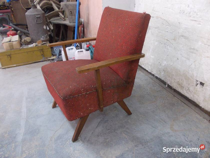 Stary fotel PRL vintage lata 60 Dom i Ogród Bielsko-Biała sprzedam