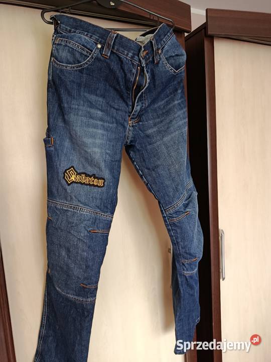 Spodnie jeansowe motocyklowe freestar rozmiar M Motoryzacja Zator sprzedam