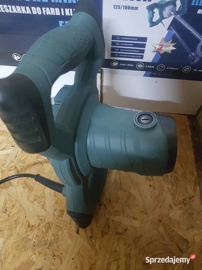 MOCNY MIESZALNIK DO ZAPRAW 2200W 2x MIESZADŁO 12 Głogowa sprzedam