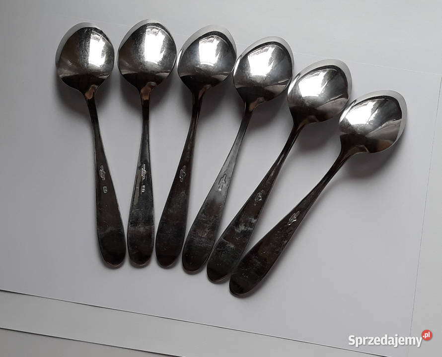 Łyżki obiadowe ok 19 191 3 KŁOS Gerlach sztućce Dąbrowa Górnicza