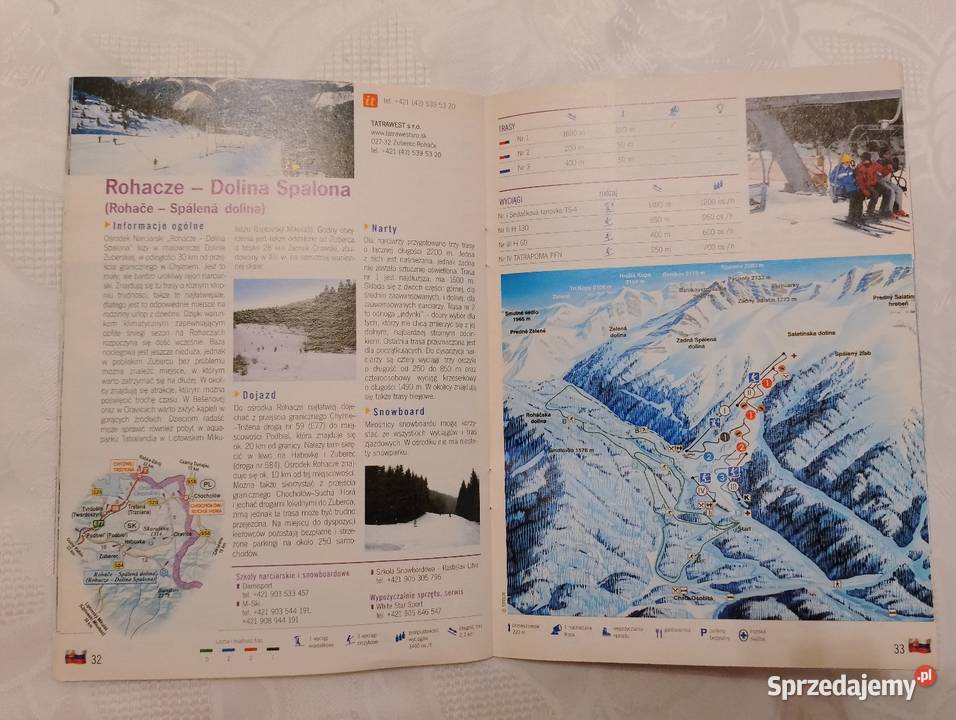 Przewodnik narciarzy POLSKA i SŁOWACJA sporty miękka Mapy i przewodniki Oborniki
