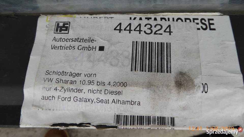 wzmocnienie czołowe Ford Galaxy MK1 nowe osobowe Karoseria Karoseria Olsztyn