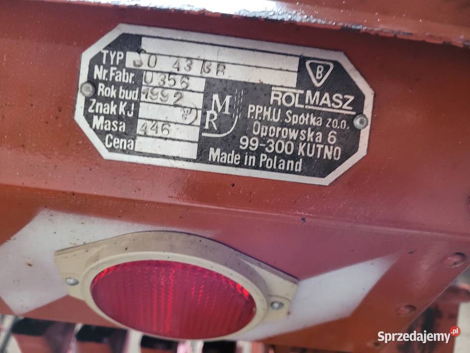 Siewnik Poznaniak 27M RolMasz Skrzynia Olejowa Żelechów