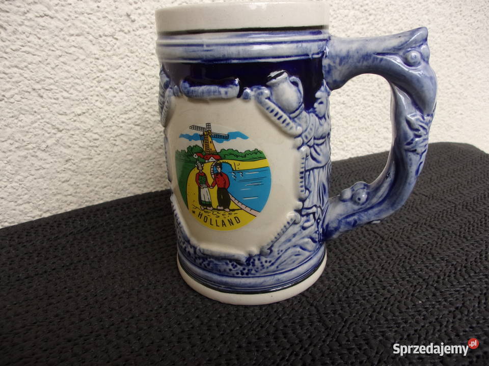 Stary Holenderski kufel porcelanowy lekki Porcelana i szkło Warszawa