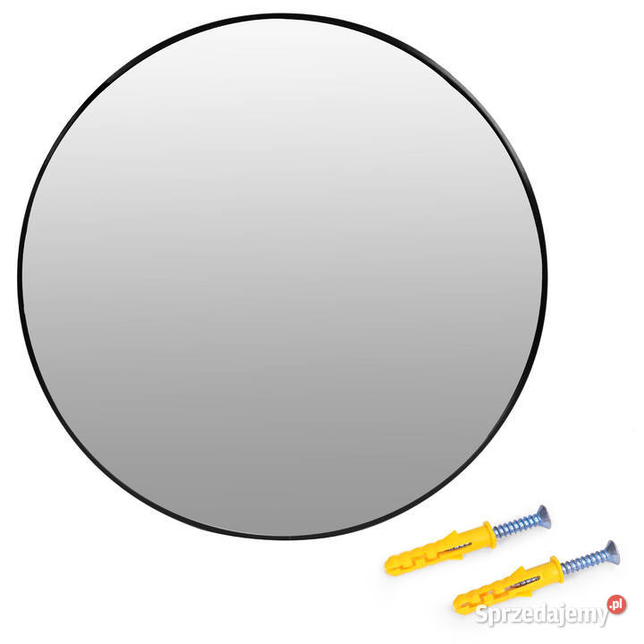 Okrągłe lustro ścienne 80 wiszące nowoczesne Smogorzów