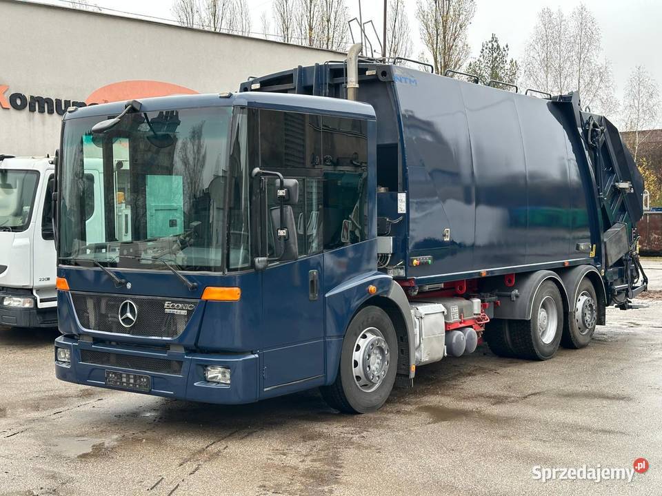 Mercedes ECONIC 2629 śmieciarka NTM 21 m3 Euro5 automatyczna świętokrzyskie Nowiny sprzedam
