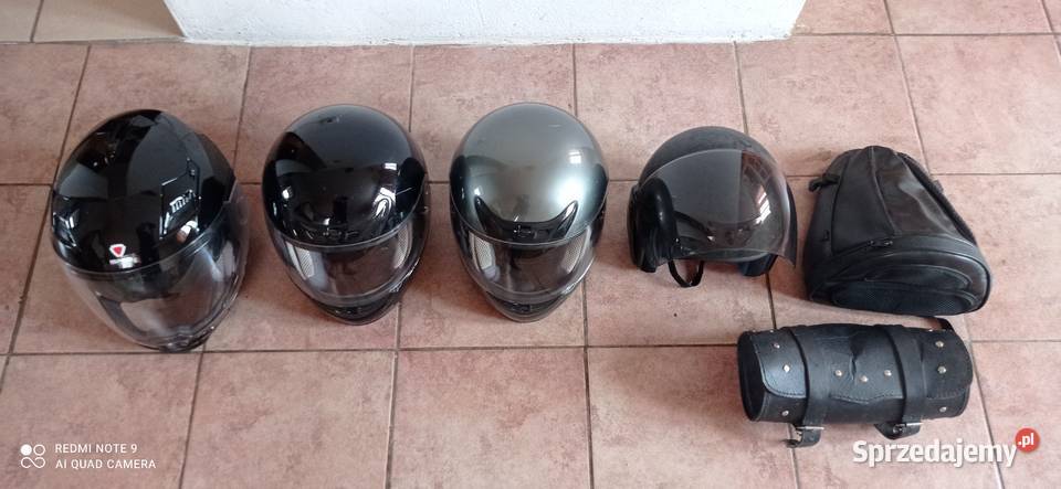 Kaski motocyklowe saszetka wałek Prochowice