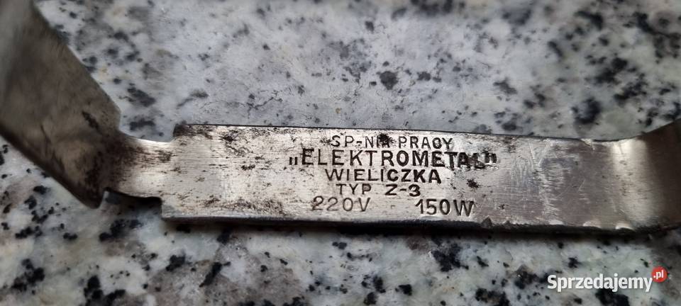 Żelazko Podróżne PRL Kolekcjonerskie Retro Wałbrzych