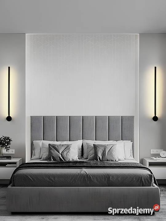 Liniowy kinkiet 60 LED 4000K czarny Warszawa