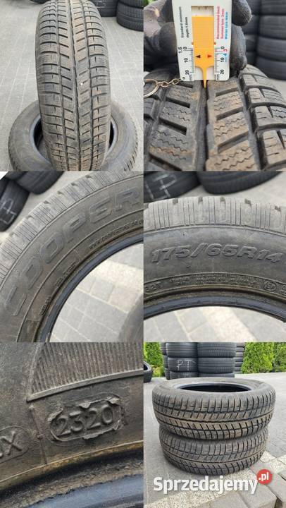 Opony COOPER 1756514 zima 2 sztuki 100zl