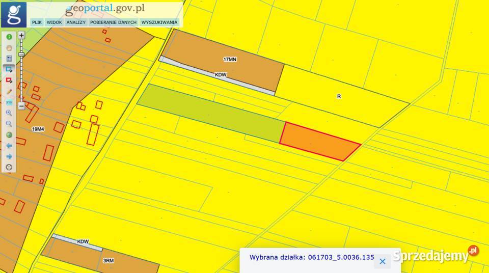 Piękna zadrzewiona działka budowlana w lubelskie Wola Gardzienicka