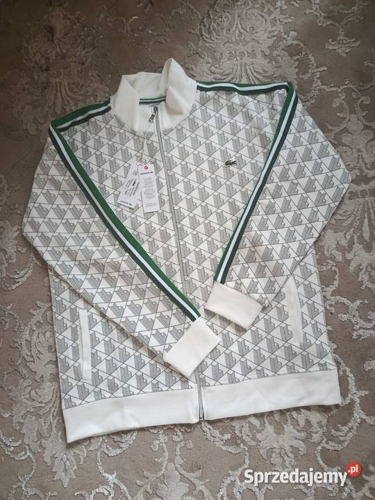 Bluza rozpinana męska Lacoste Monogram ciepła Rozmiar XXL Odzież codzienna