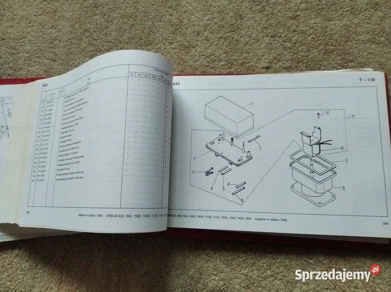 Katalog Ursus 932 934 1032 1034 1132 1134 Lublin sprzedam