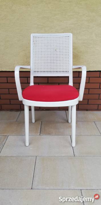 Krzesło THONET oryginalne gięte białe fotel Garwolin