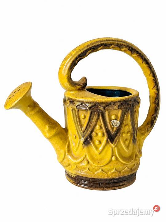 Kultowa Ceramiczna Konewka Keramik Vintage PRL Figurki i rzeźby łódzkie Poddębice