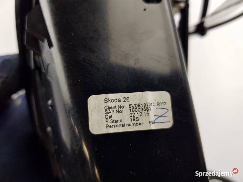 KRATKA NAWIEWU 6V0819701C SKODA FABIA III Lipno