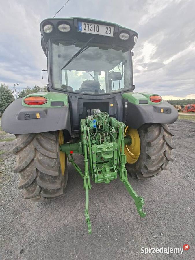 John Deere 6115r 14 r Z Turem JD H 340 moc 115 4 John Deere pomorskie Czersk