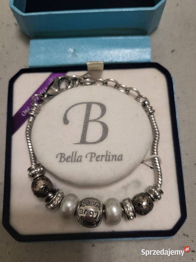 Bransoletka Vintage z charmsami Bella Perlina srebrne Kowary