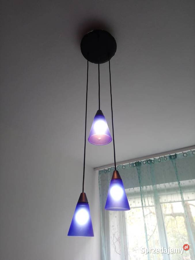 Niebieska lampa sufitowa Warszawa