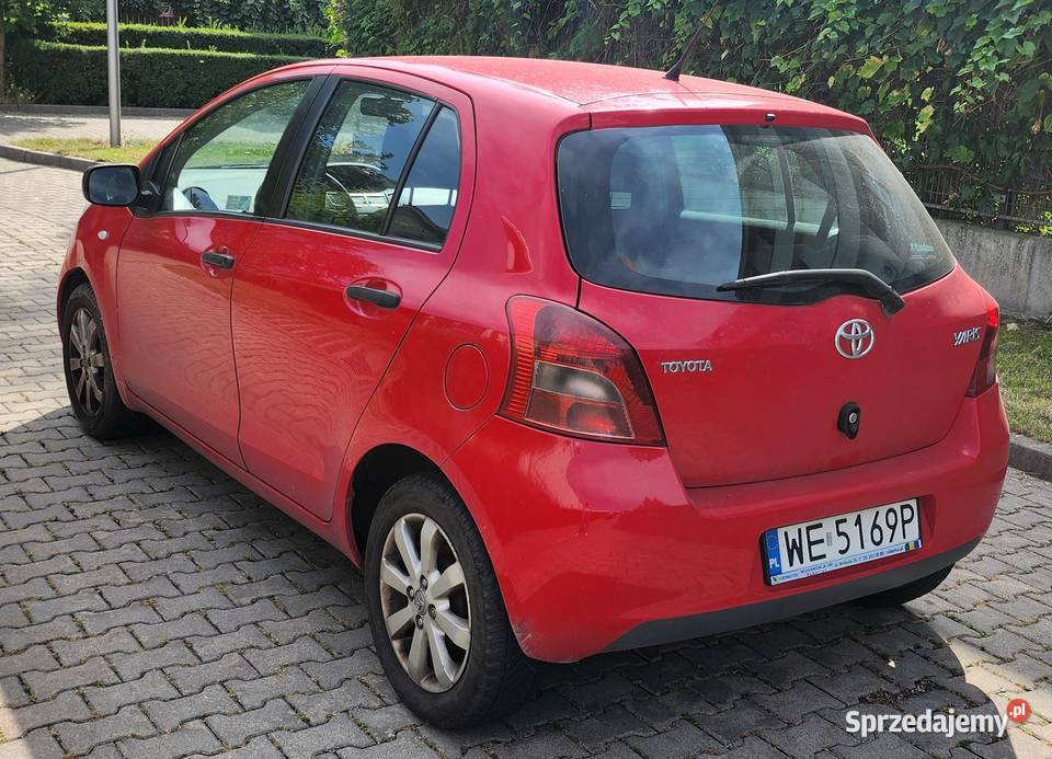 Toyota Yaris 13 VVTi 2008r uszkodzony Warszawa sprzedam