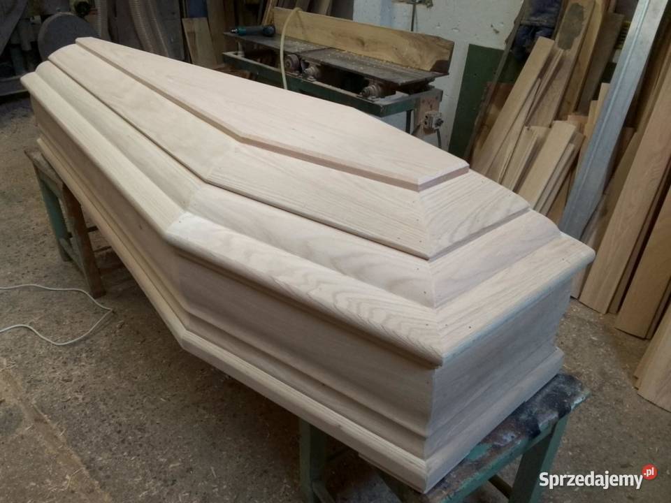 Sprzedam trumny dębowe wzór skrzypce 15 Produkcja Katowice