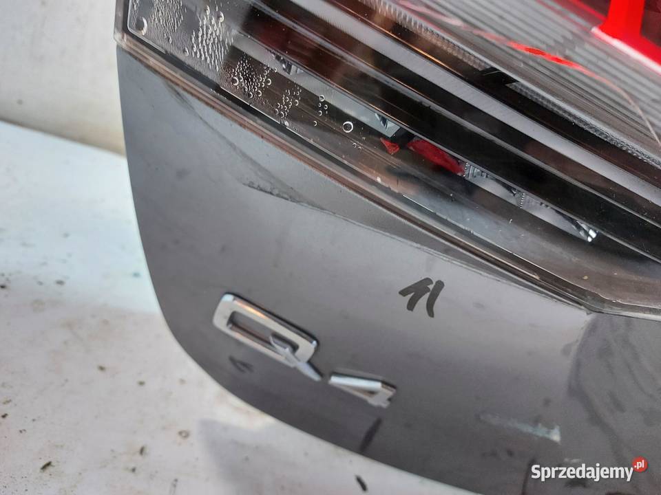 Audi Q4 ETRON SportBack 89A 89E KLAPA BAGAŻNIKA Klapy bagażnika sprzedam