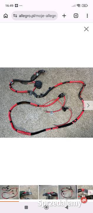 Klema pirotechniczna Kabel plusowy BMW e83 Łódź sprzedam